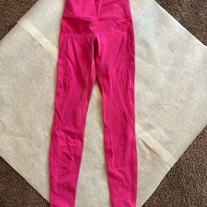 Lululemon  Pink Leggings 28in  size 2